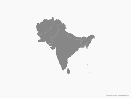 South Asia Map